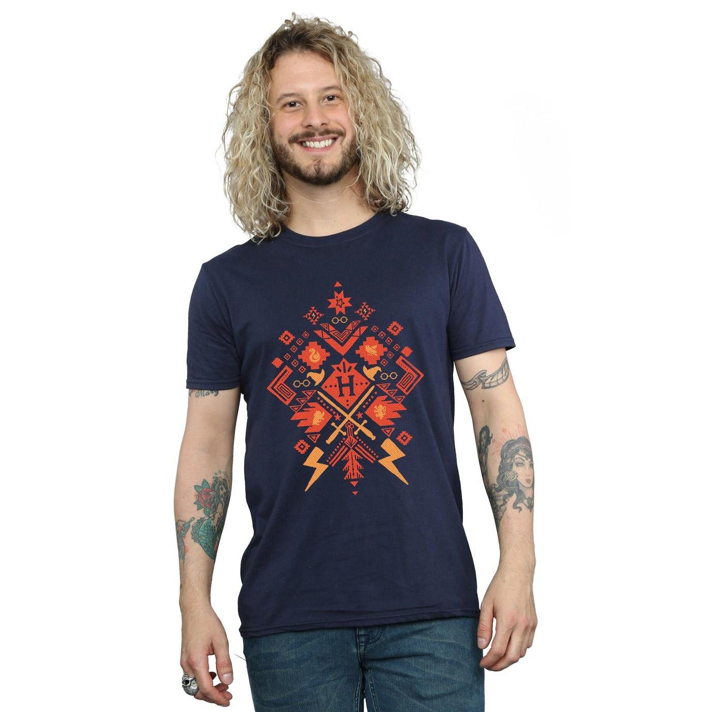 Harry Potter Aztec Muster T-Shirt