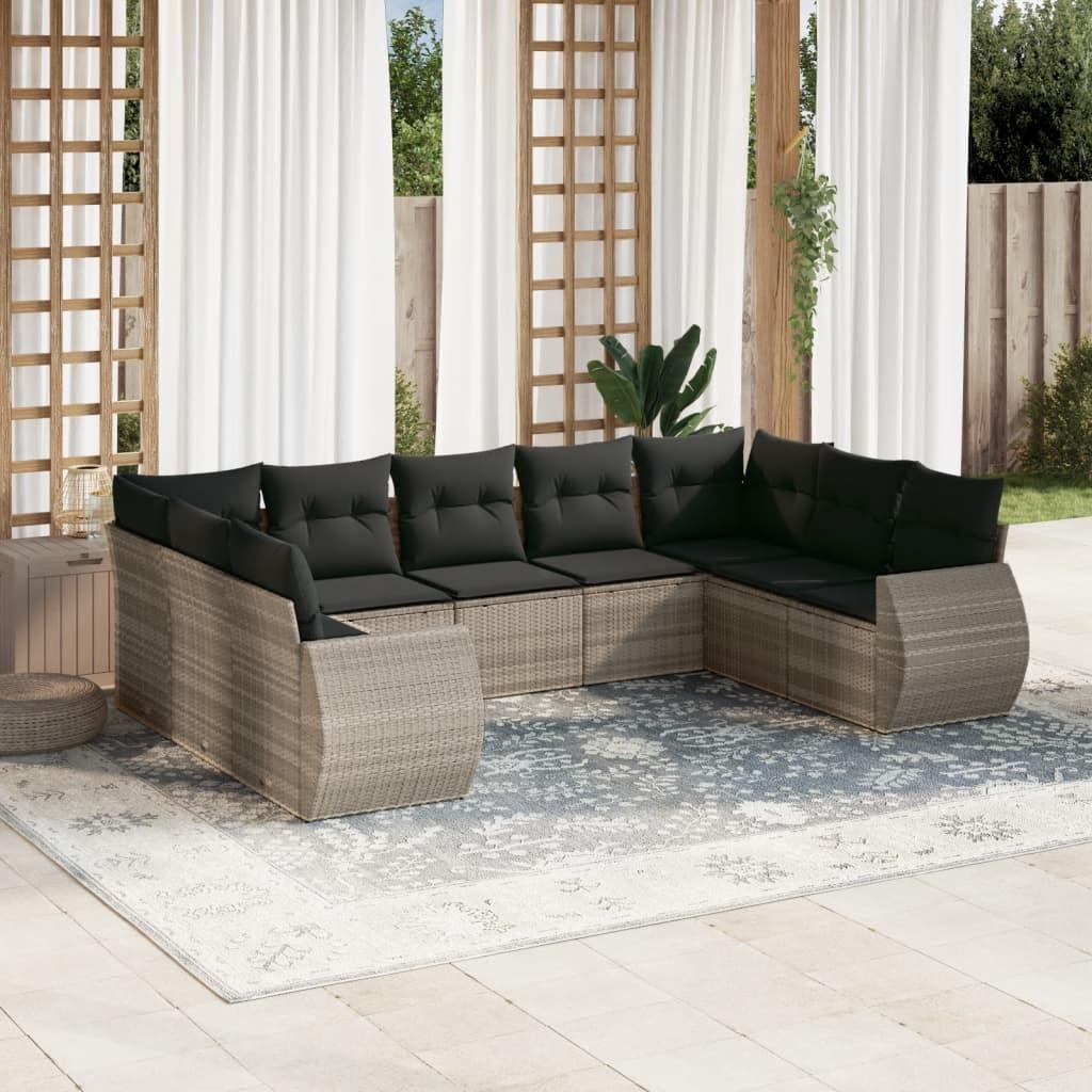 VidaXL Garten sofagarnitur poly-rattan