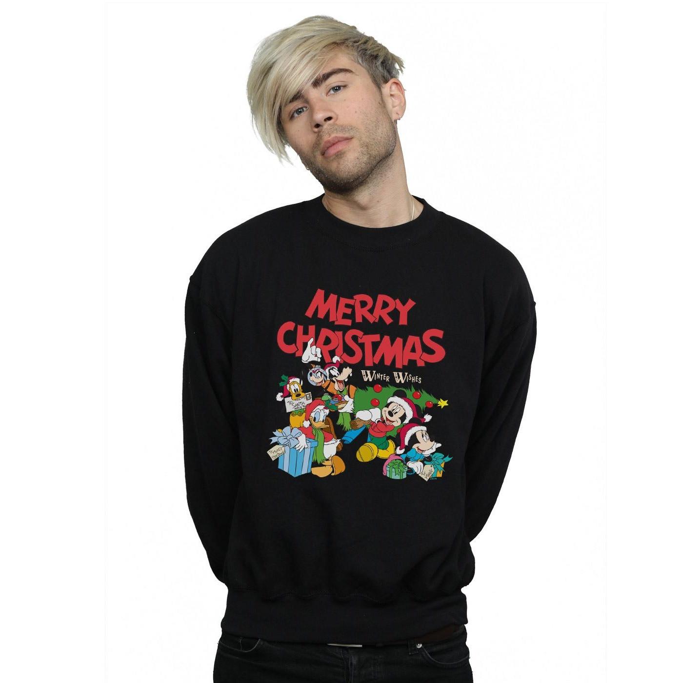 Disney Mickey Mouse And FriendsWinter Wishes Sweatshirt