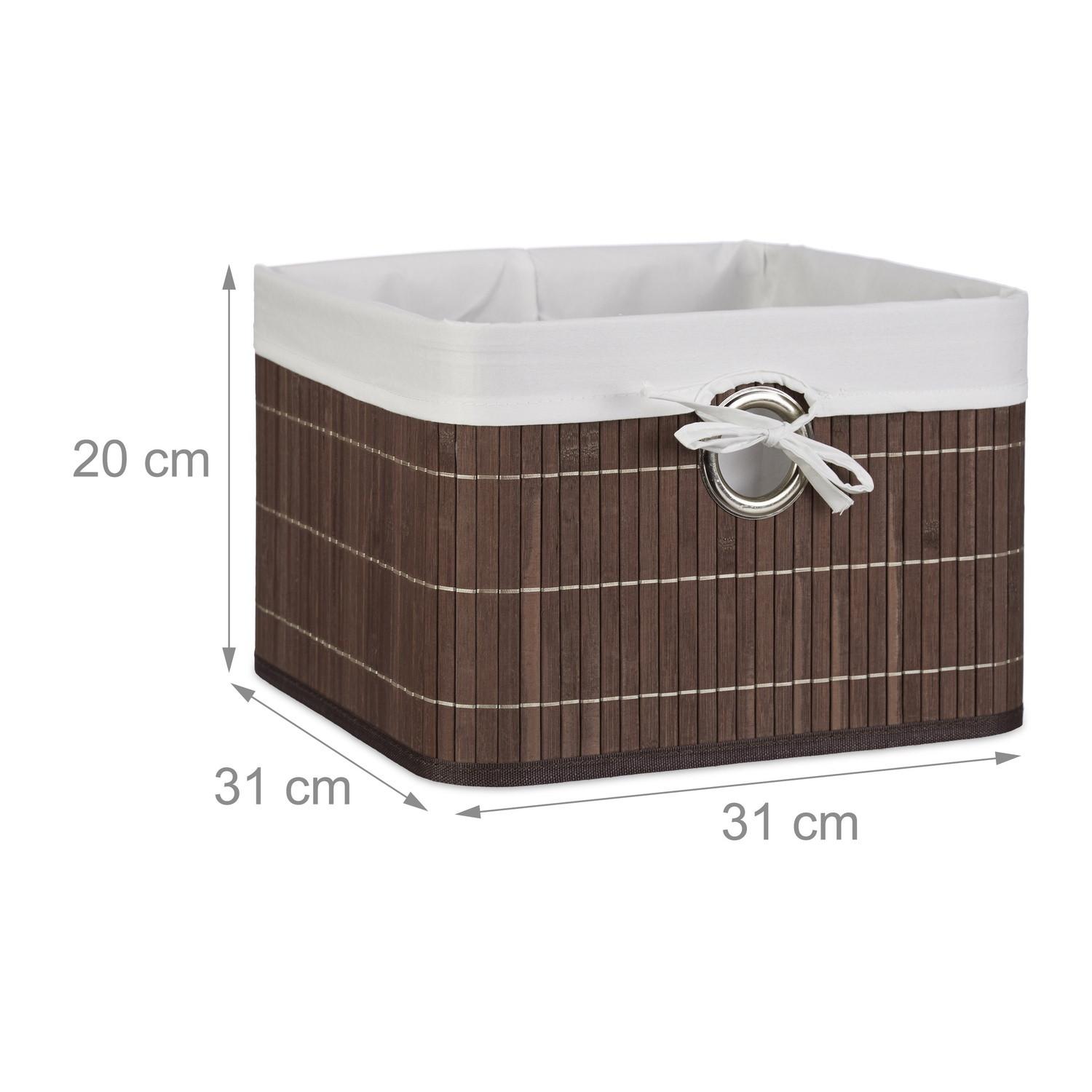 B2X Aufbewahrungskorb aus Bambus