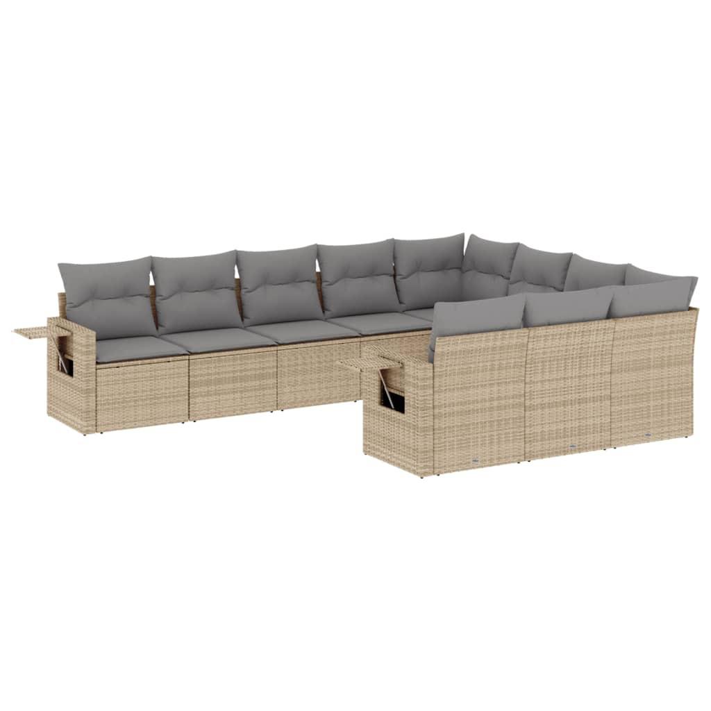 VidaXL Garten sofagarnitur poly-rattan