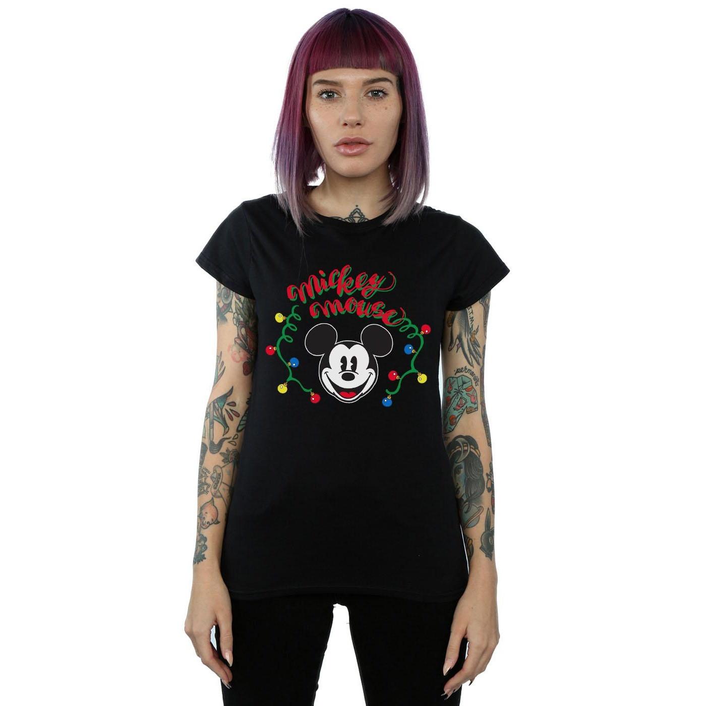 Disney Mickey Mouse Christmas Lights T-Shirt