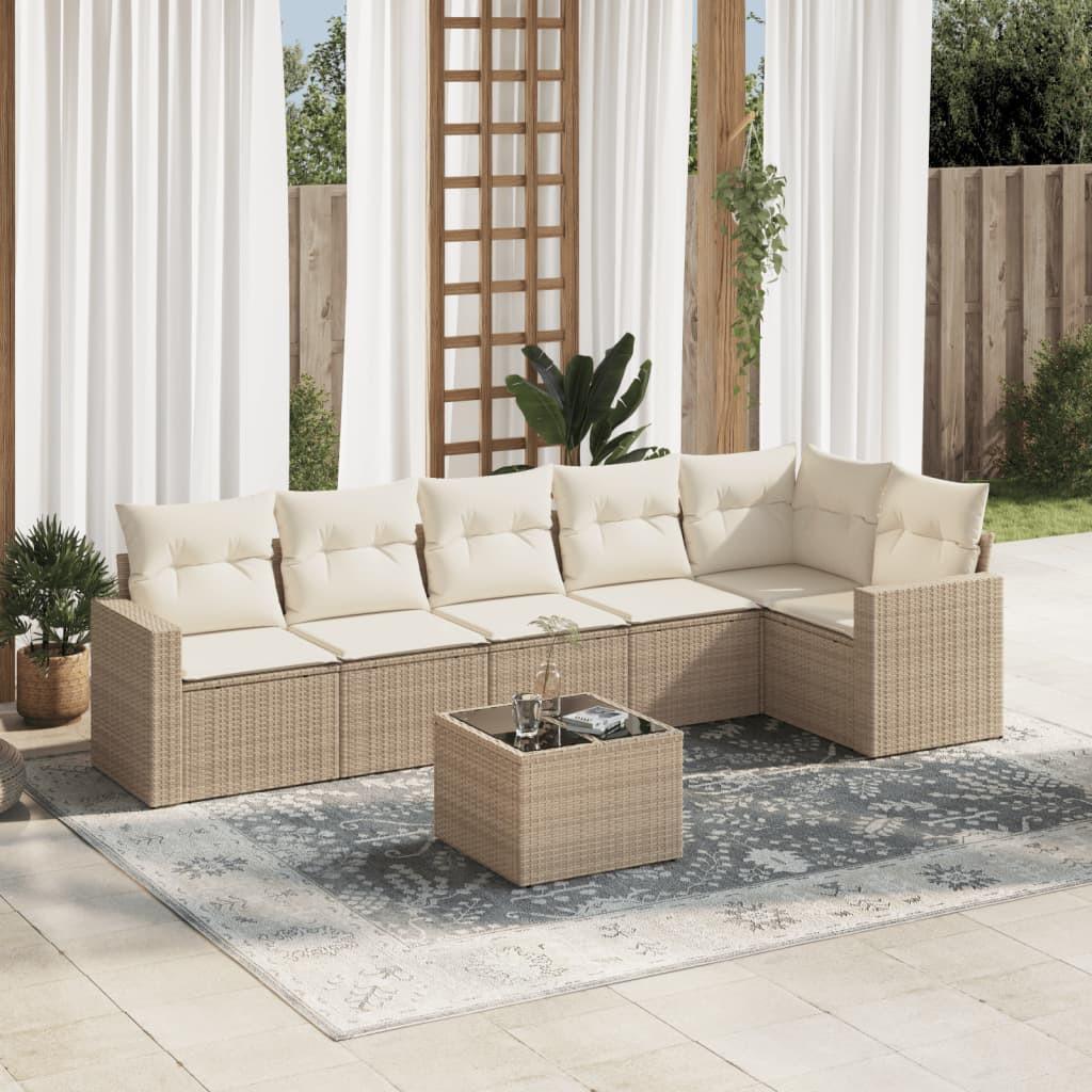 VidaXL Garten sofagarnitur poly-rattan