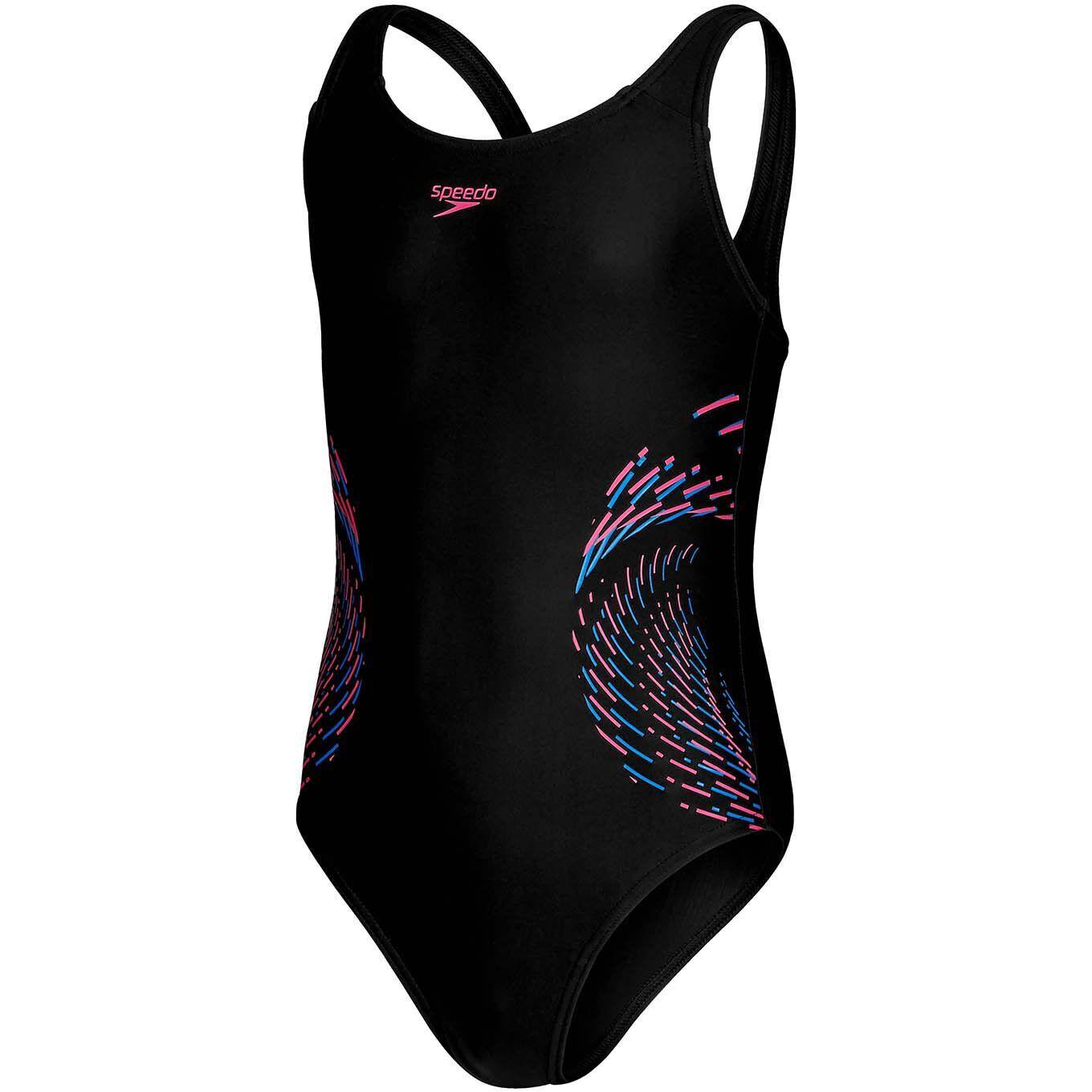 speedo badeanzug, mädchen eco plastisol placem muscleb