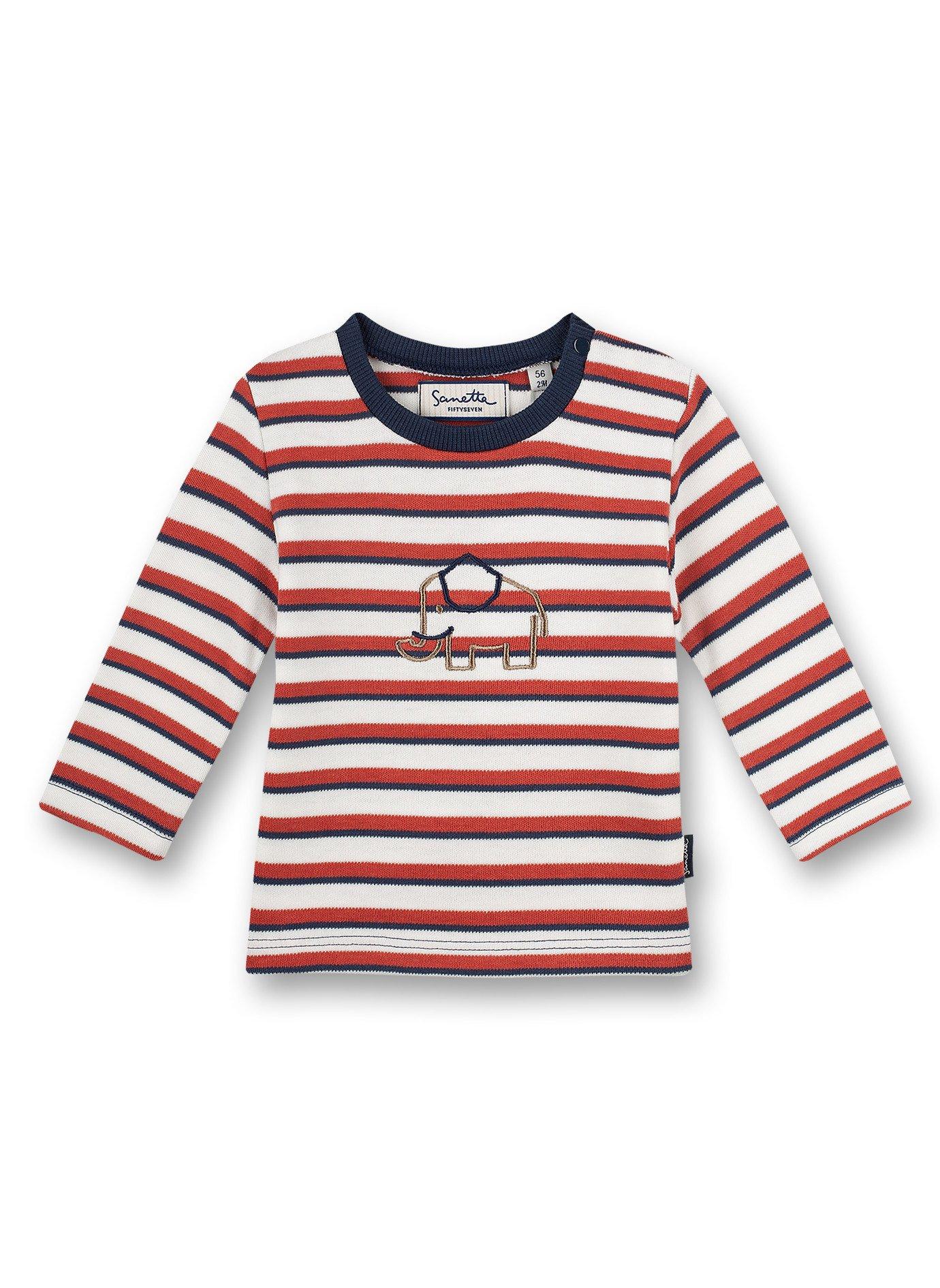 Sanetta Fiftyseven Baby Jungen Shirt Family Elephant