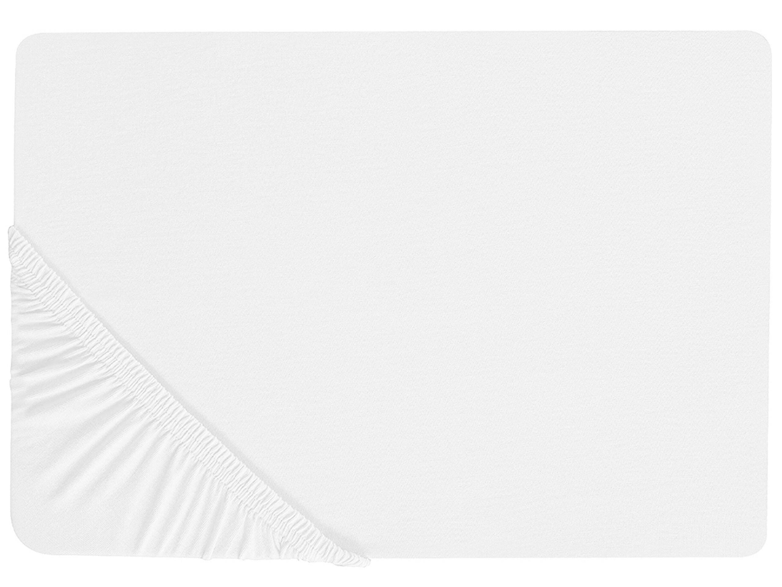 Beliani Spannbettlaken aus Baumwolle JANBU