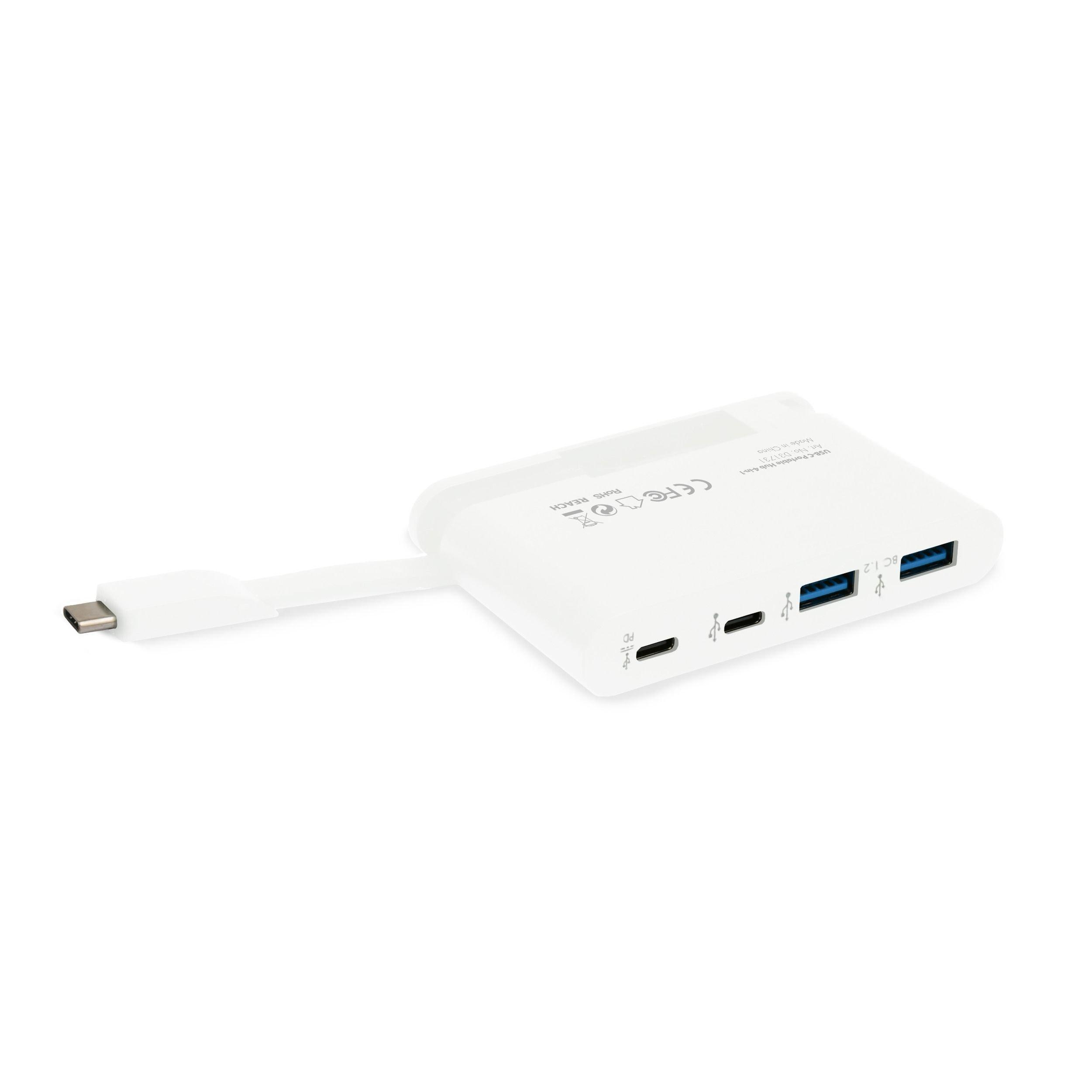 DICOTA DICOTA USB-C Portable Hub 4-in-1 D31731