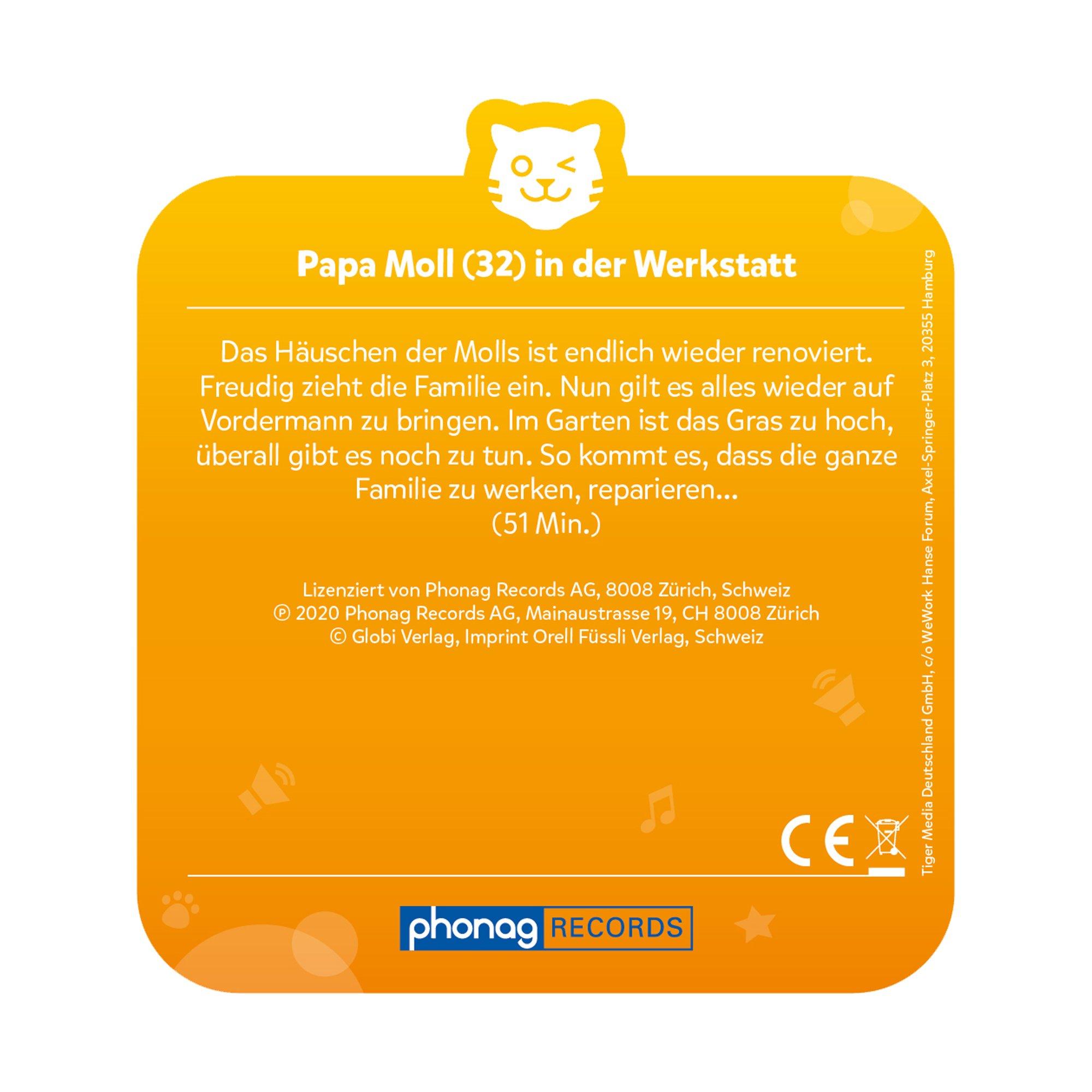 Tigermedia Tigercard Papa Moll in der Werkstatt, Deutsch