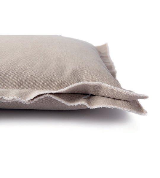 TOM TAILOR Washed Fringes Kissenbezug
