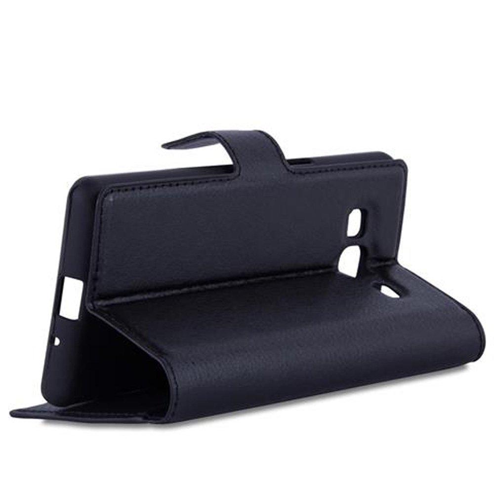 Cadorabo Hülle für Samsung Galaxy Z3 Standfunktion, Kartenfach