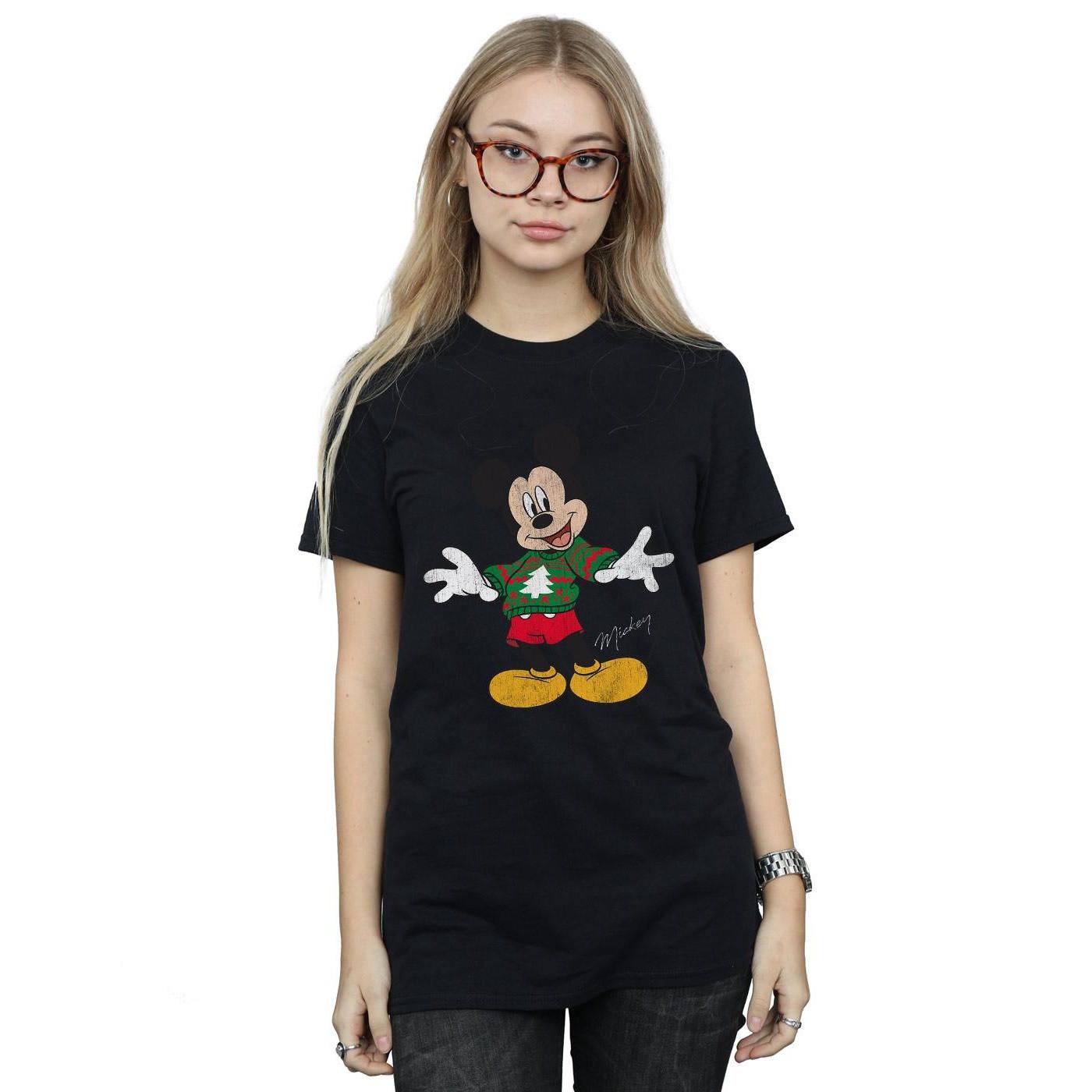Disney Mickey Mouse Christmas Jumper T-Shirt