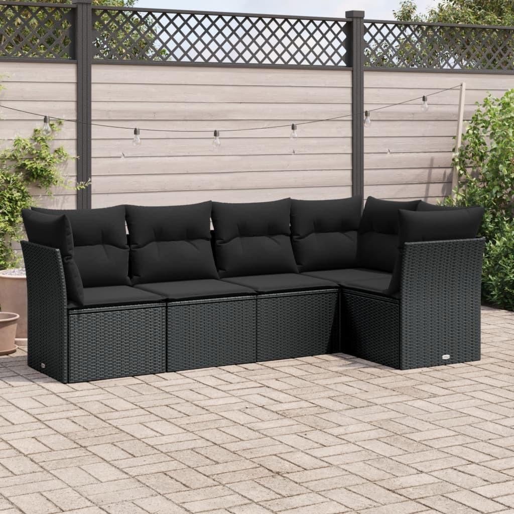 VidaXL Garten sofagarnitur poly-rattan
