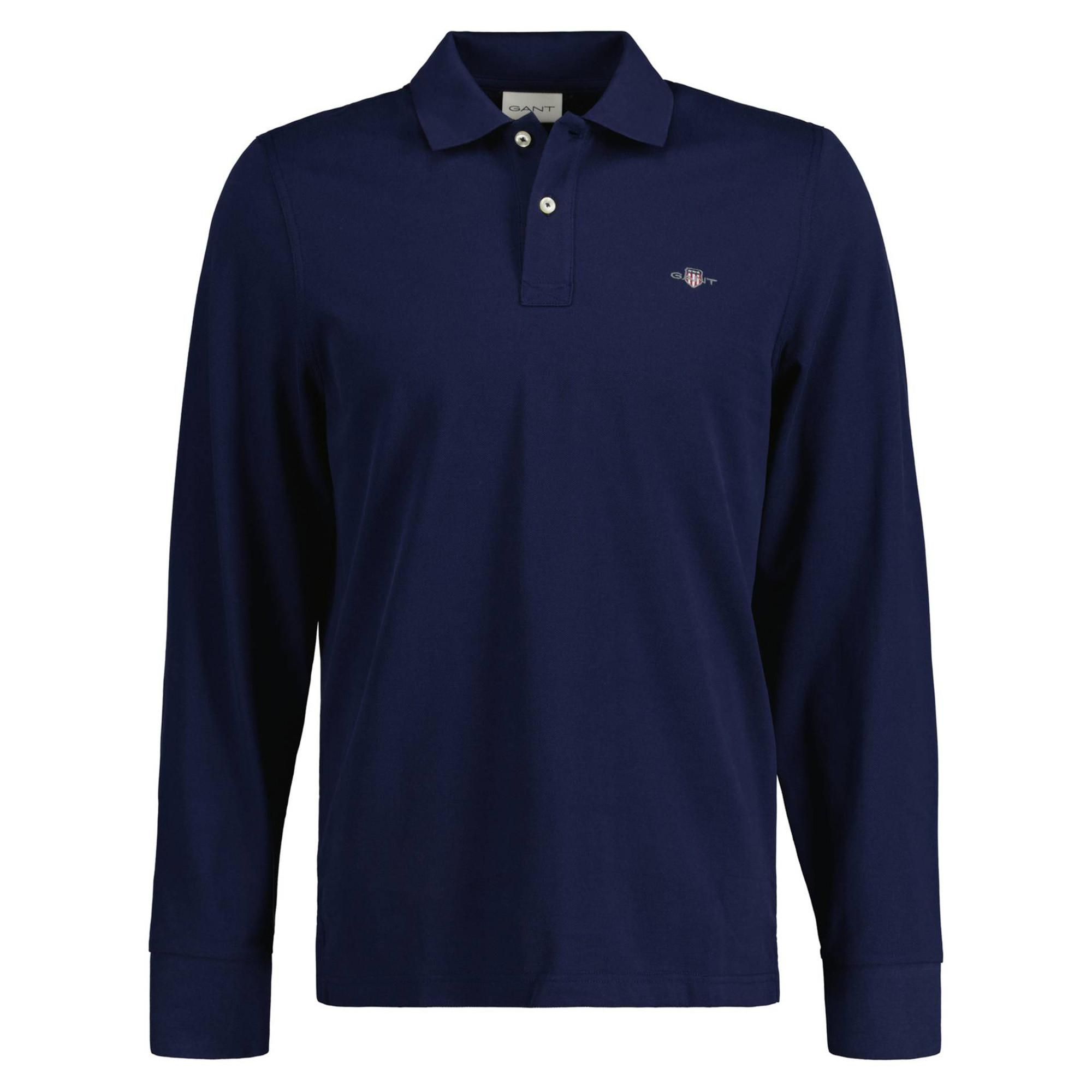 GANT Regular Shield Longsleeve Pique Rugger Poloshirt