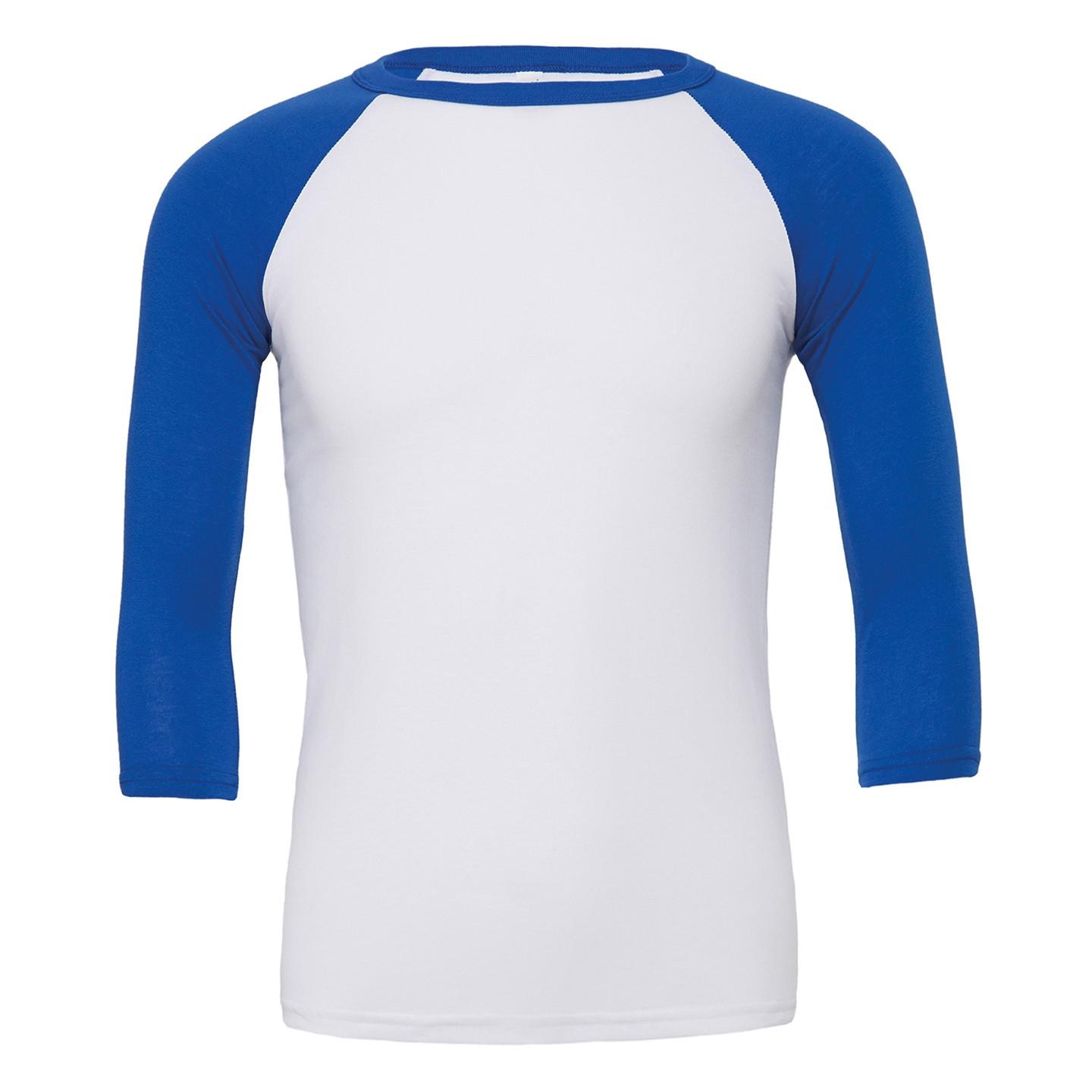 Bella + Canvas Baseball 3/4 Ärmel T-Shirt