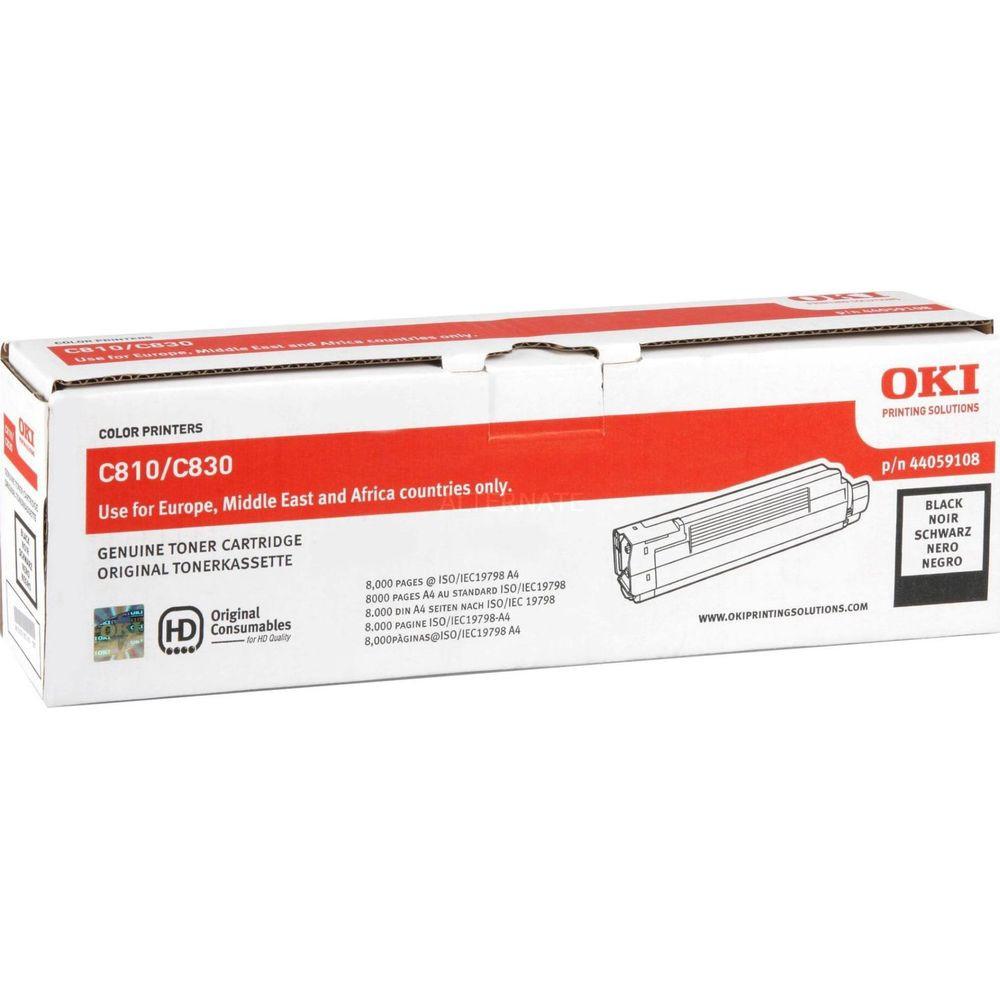 OKI OKI Toner schwarz 44059108 C810/830 8000 Seiten