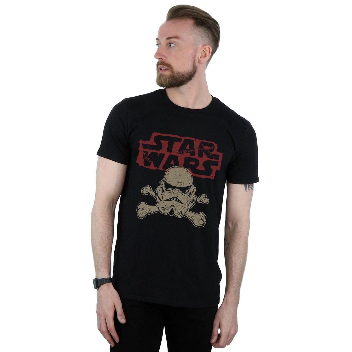 STAR WARS Star Wars Stormtrooper Totenkopf und Knochen Print T-Shirt