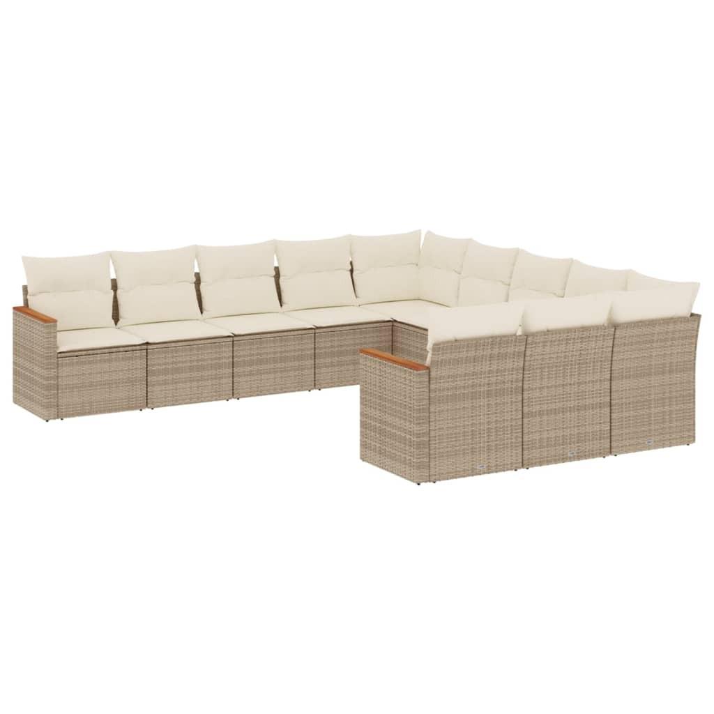 VidaXL Garten sofagarnitur poly-rattan