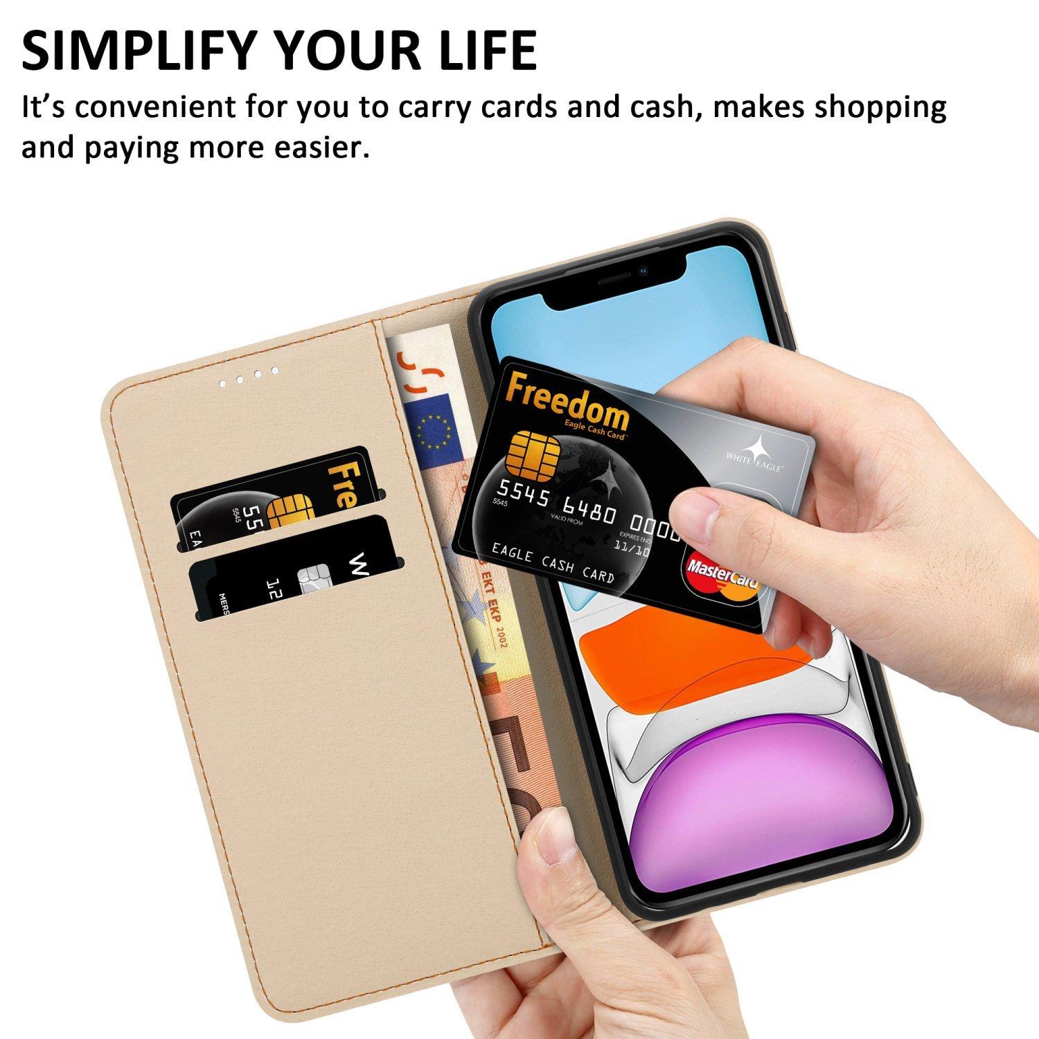 Cadorabo Hülle für Apple iPhone 11 Kartenfach