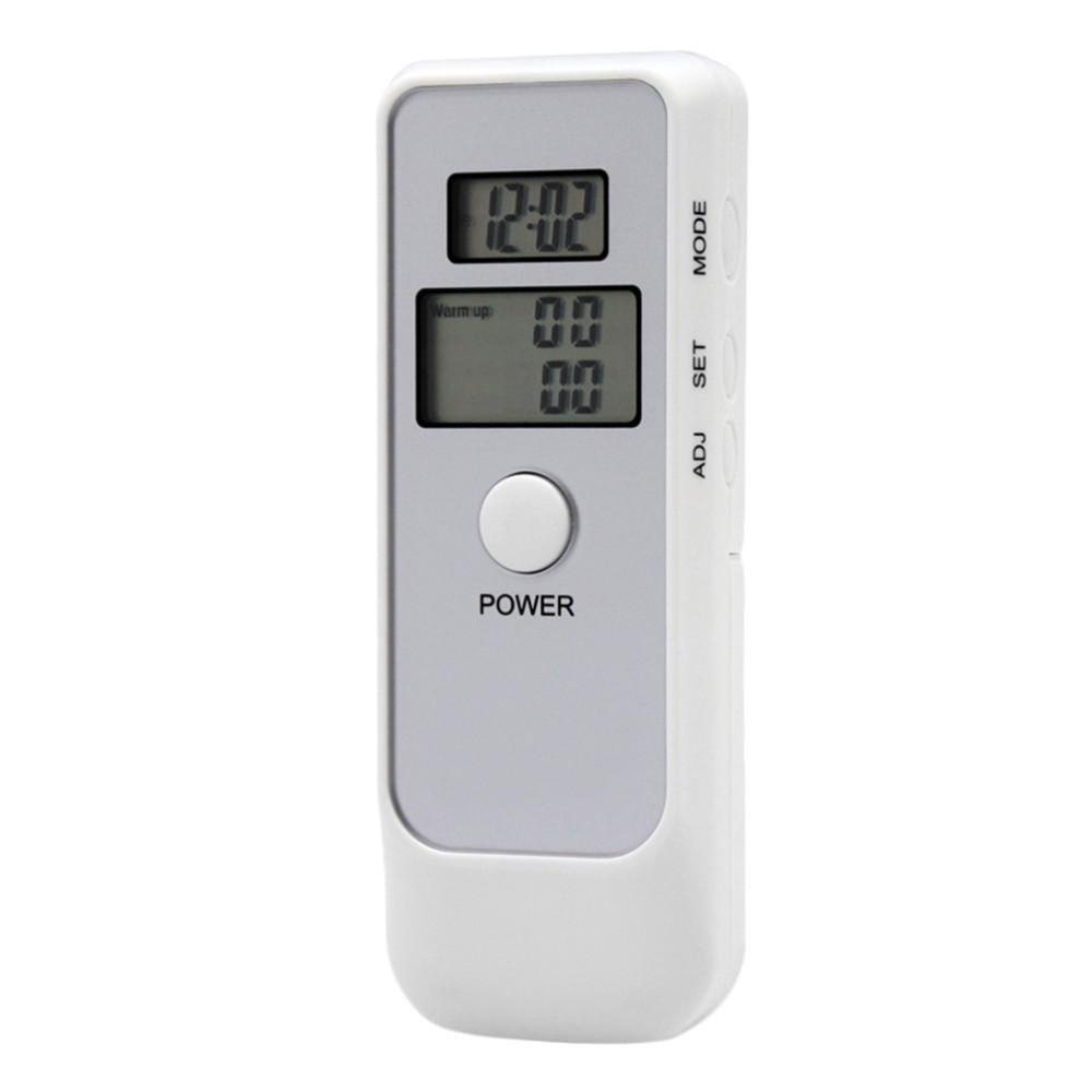 eStore Digitaler Alkoholtester mit LCD-Uhr