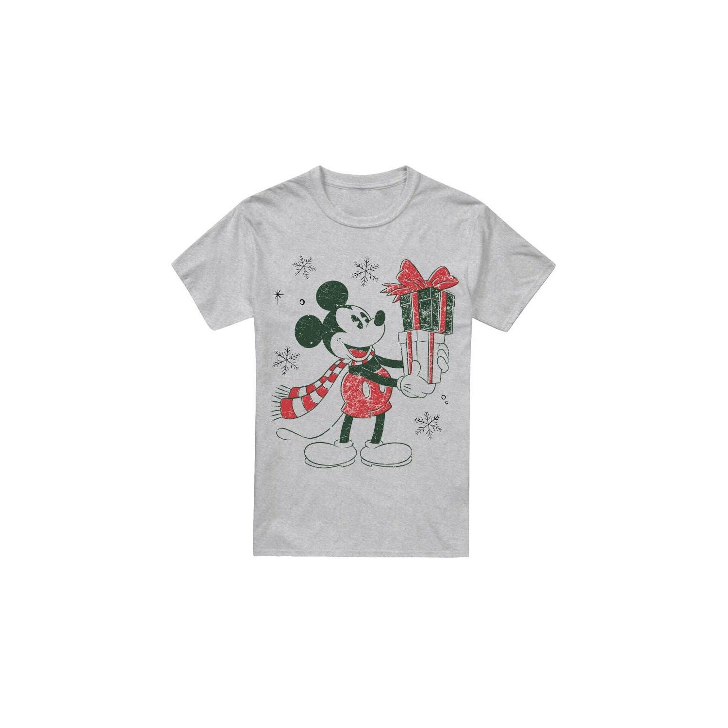 Disney Mickey Mouse Weihnachtliches Design T-Shirt