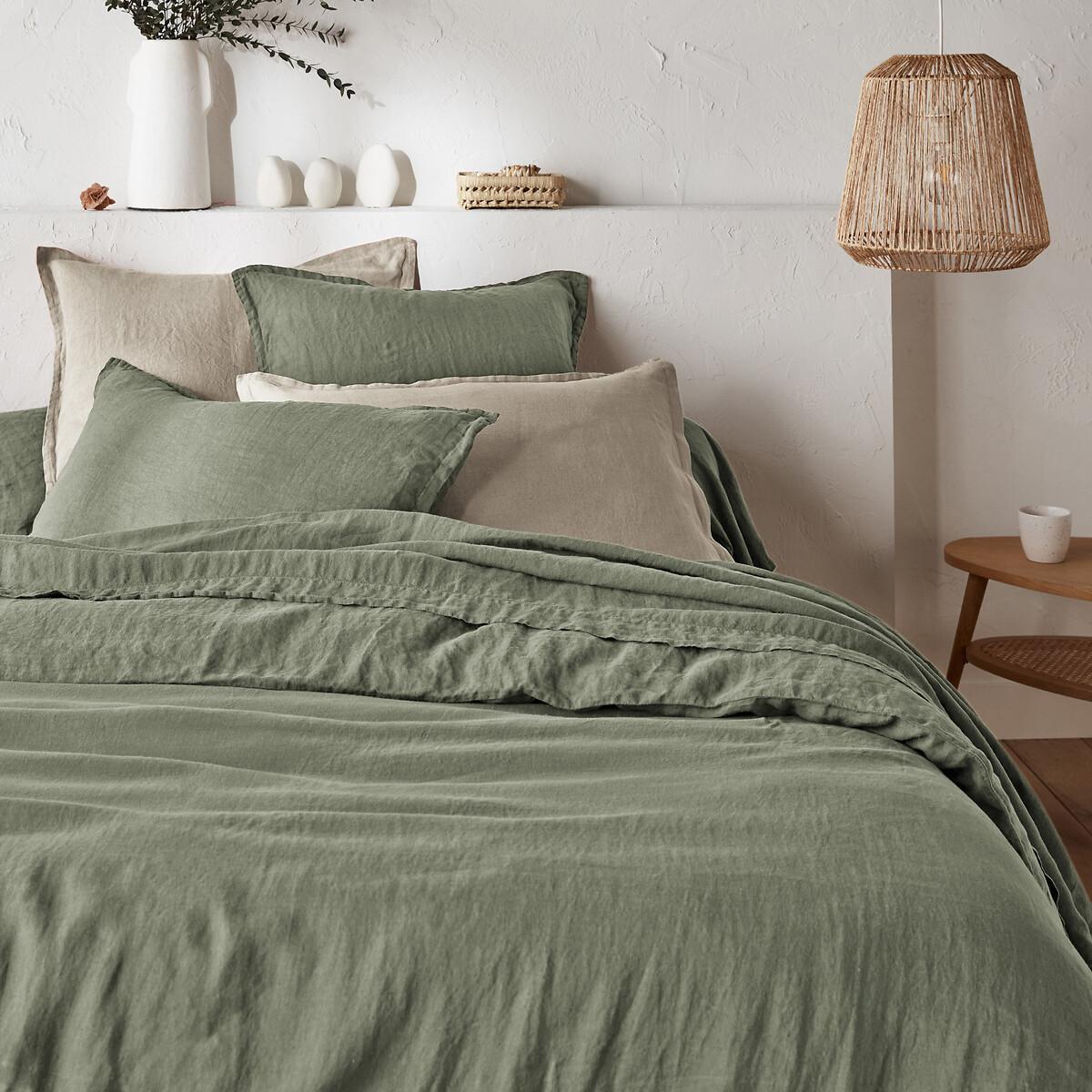 La Redoute Intérieurs Fixleintuch Linot aus vorgewaschenem Leinen