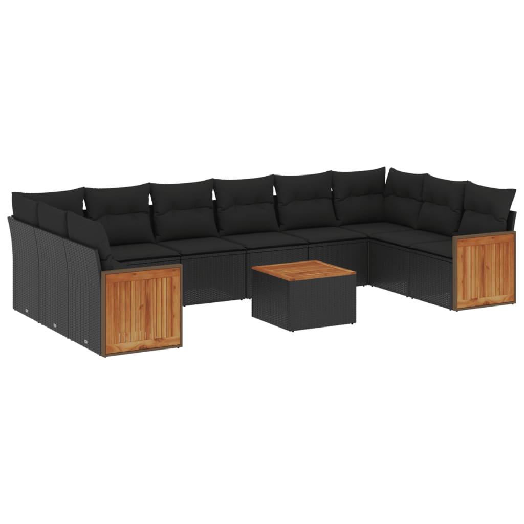 VidaXL Garten sofagarnitur poly-rattan
