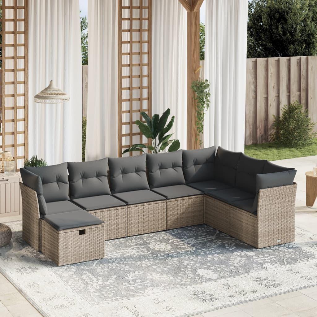 VidaXL Garten sofagarnitur poly-rattan
