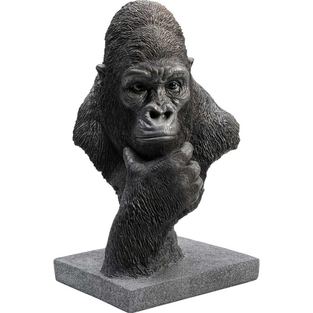 KARE Design Deko Objekt Thinking Gorilla Head
