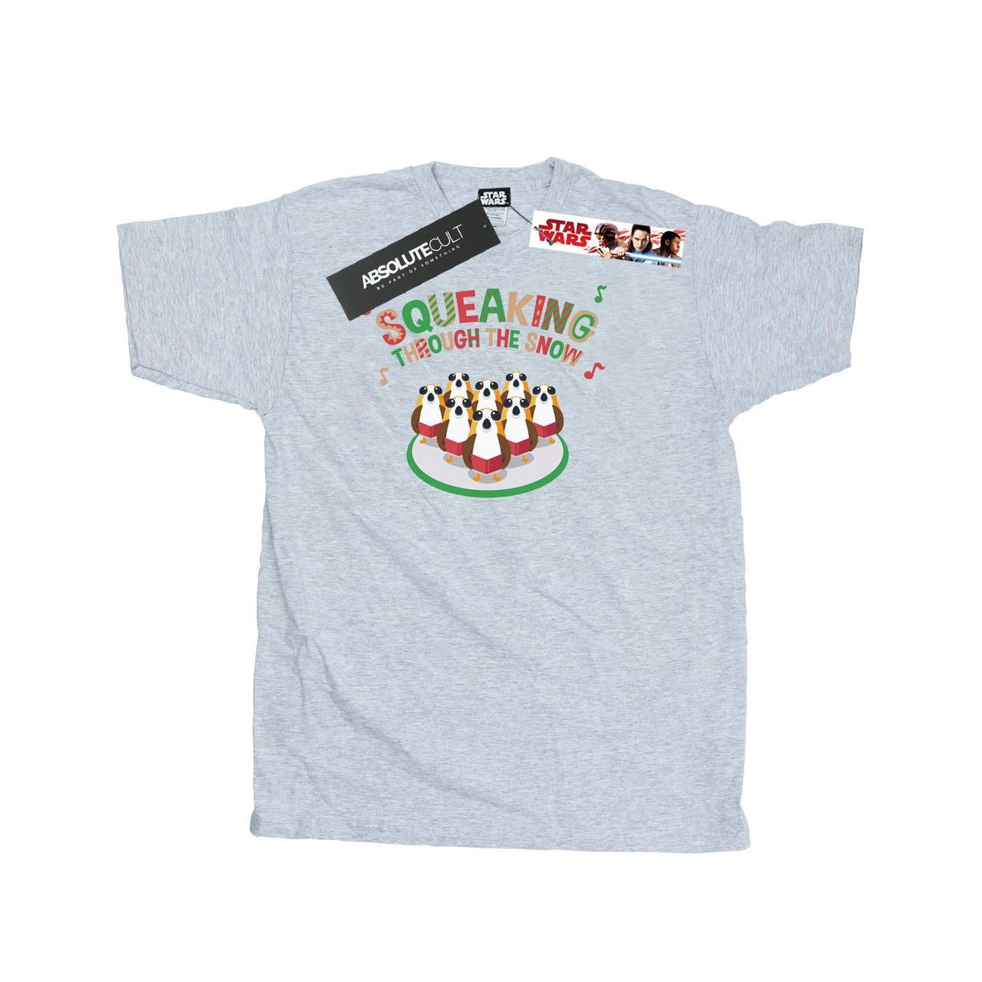 STAR WARS The Last Jedi Squeaking Rolling Through The Snow T-Shirt