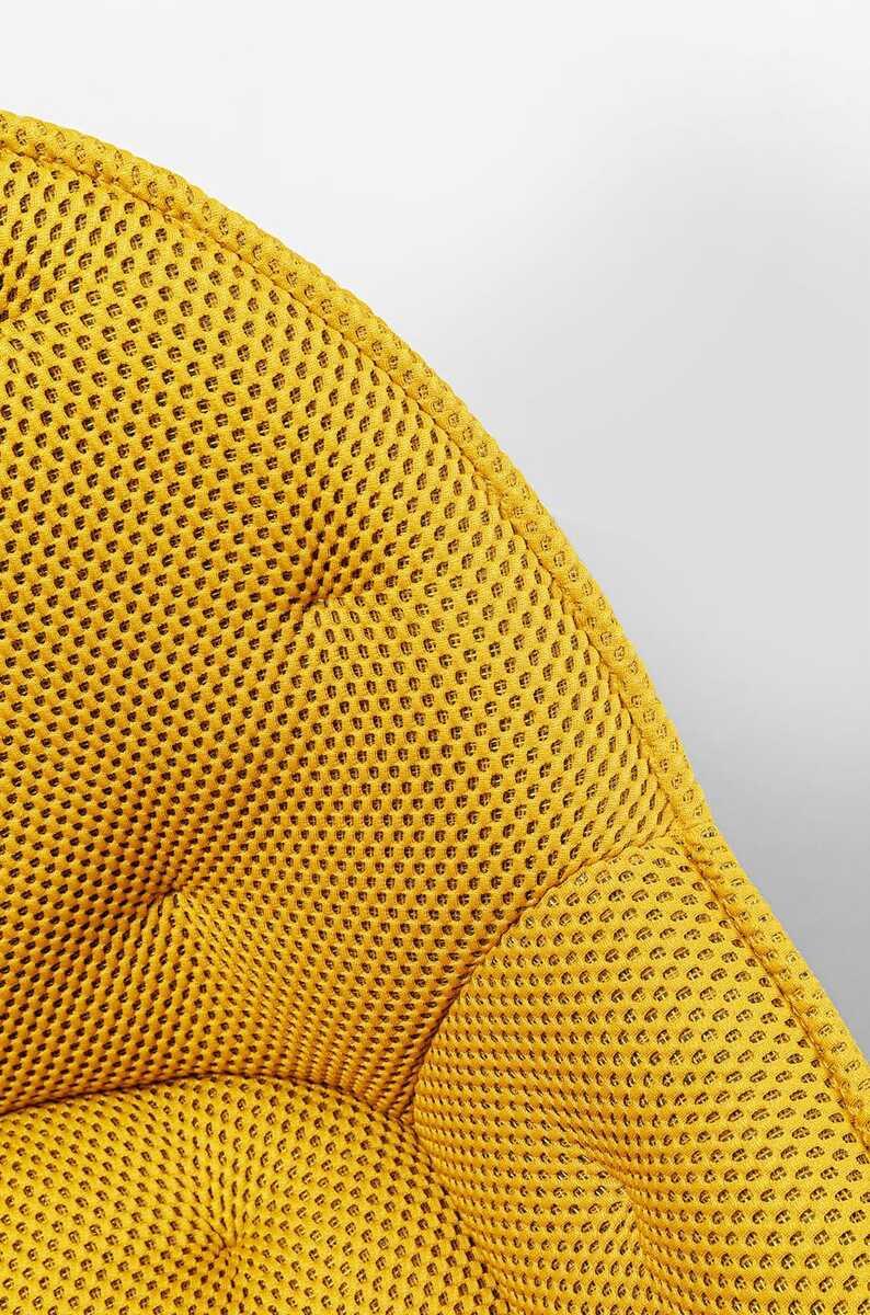 KARE Design Drehstuhl Carlito Mesh gelb
