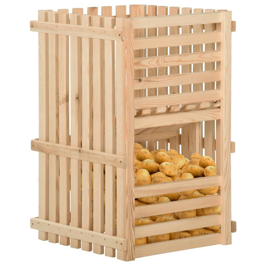 VidaXL Kartoffelkiste holz
