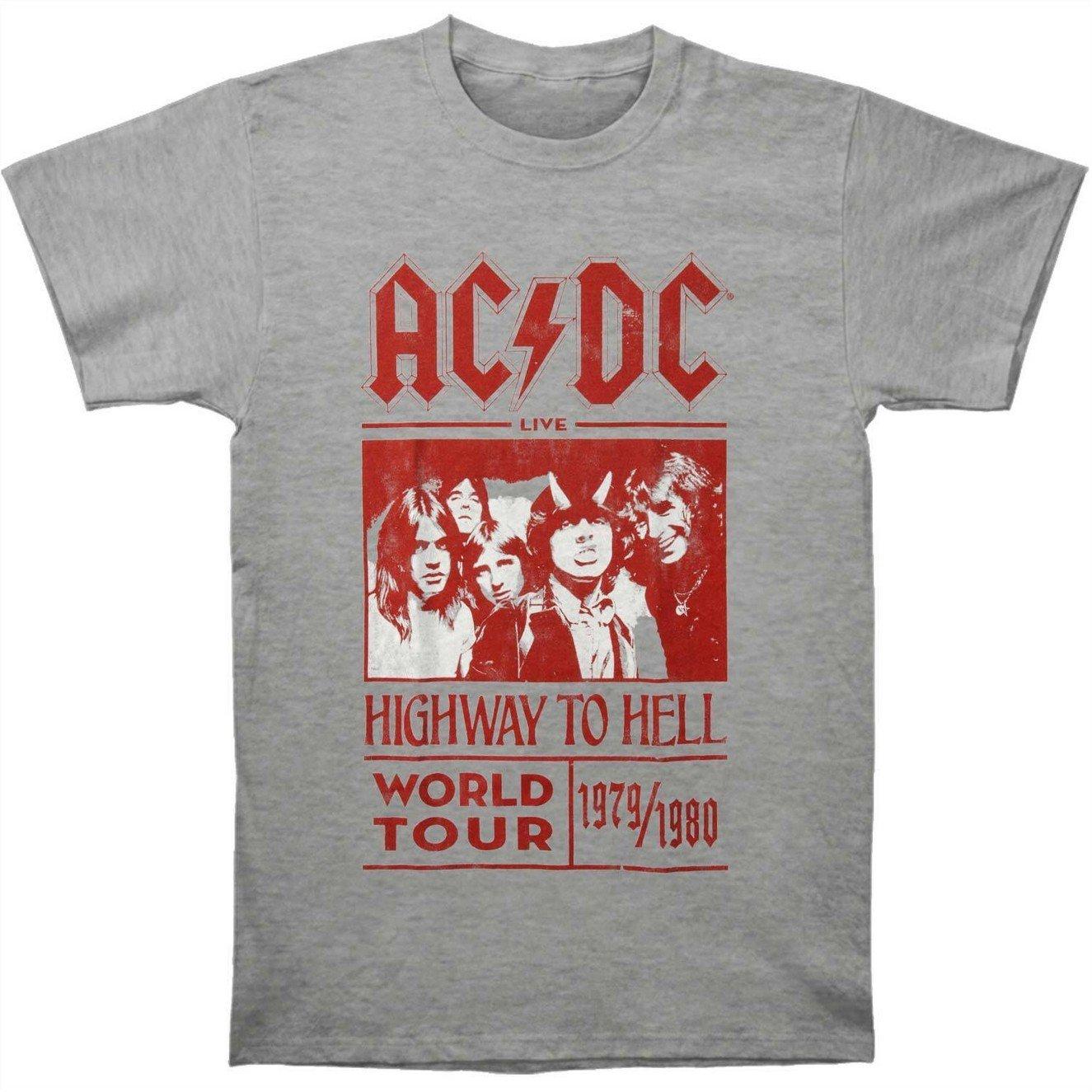 AC/DC ACDC Highway To Hell World Tour 1979 1980 T-Shirt