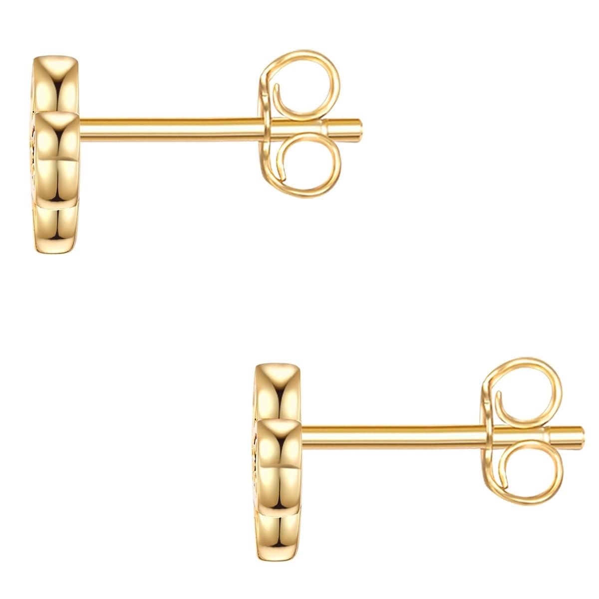 Glanzstücke München Ohrstecker Kleeblatt