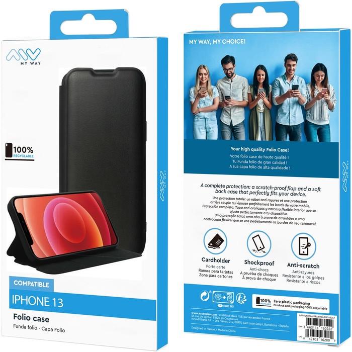 MYWAY Etui Standfunktion Apple iPhone 13