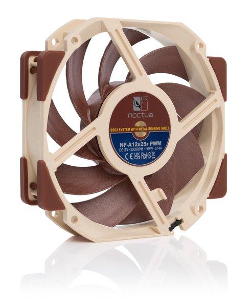 Noctua NF-A12X25R PWM Computergehäuse Ventilator 12 cm Beige, Braun