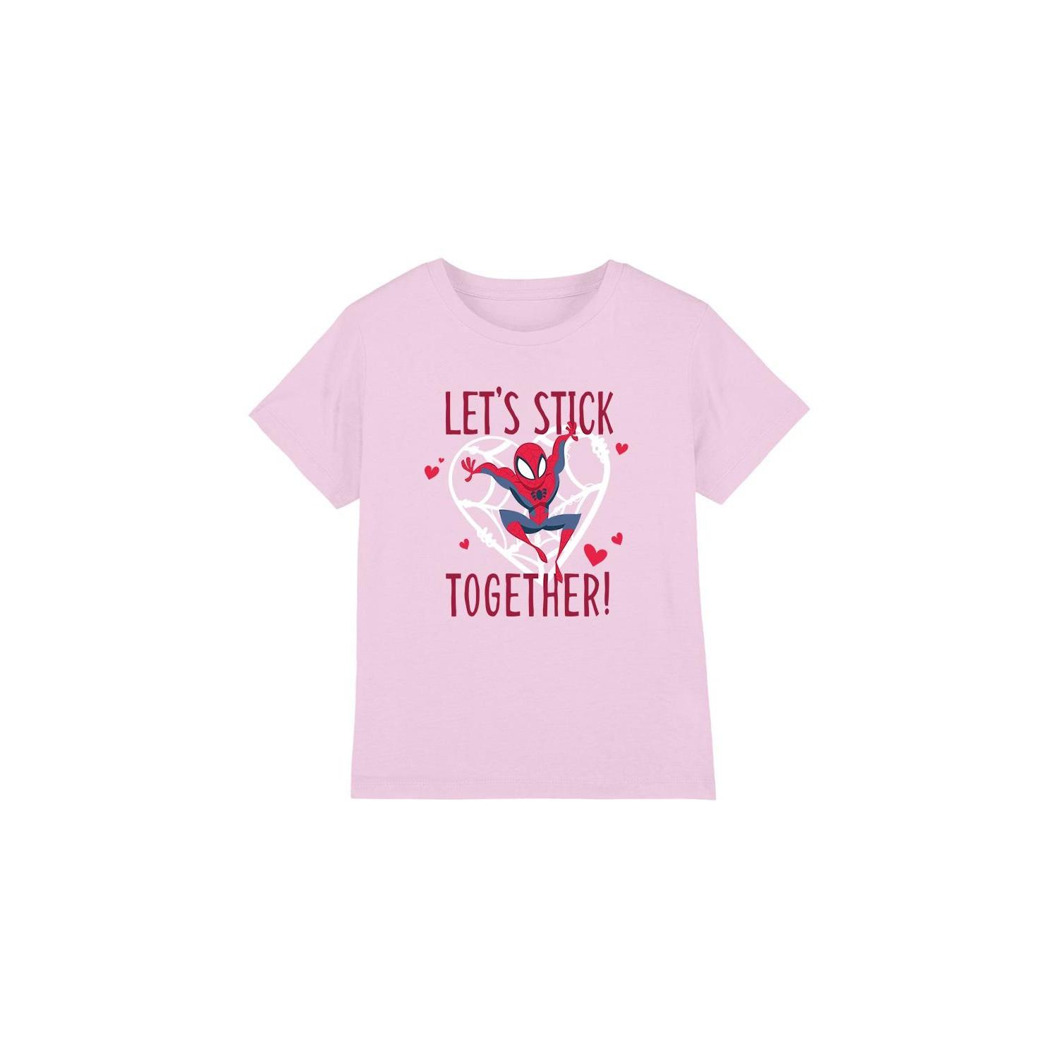 Spider-Man Stick Together TShirt  Valentinstag