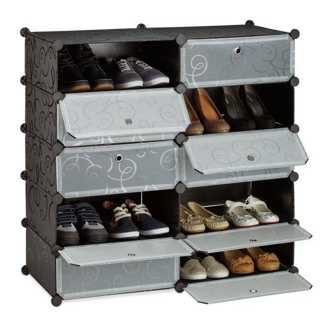 Northix Schuhschrank mit 10 Fächern