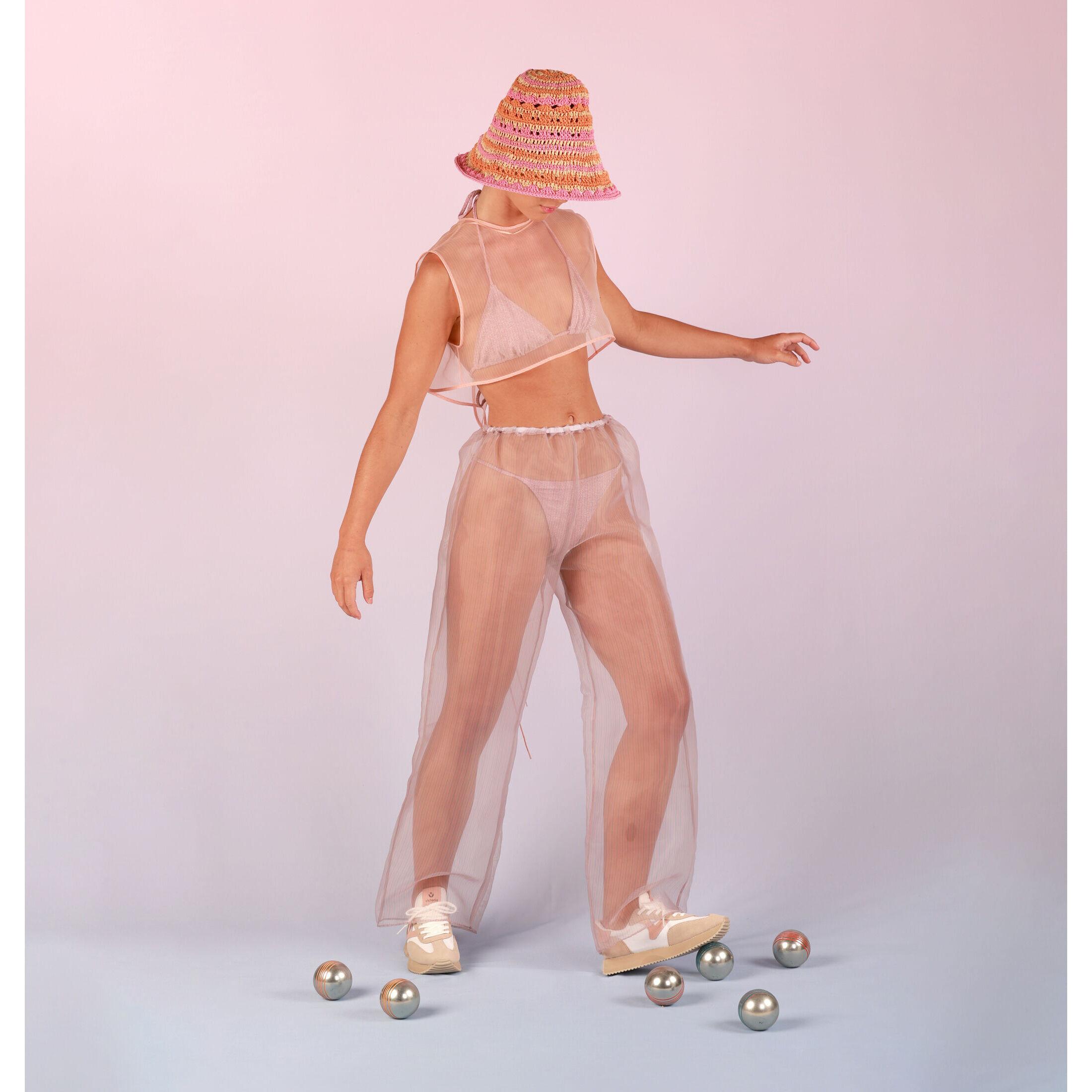 Victoria retro-sneaker aus spaltleder für damen cosmos