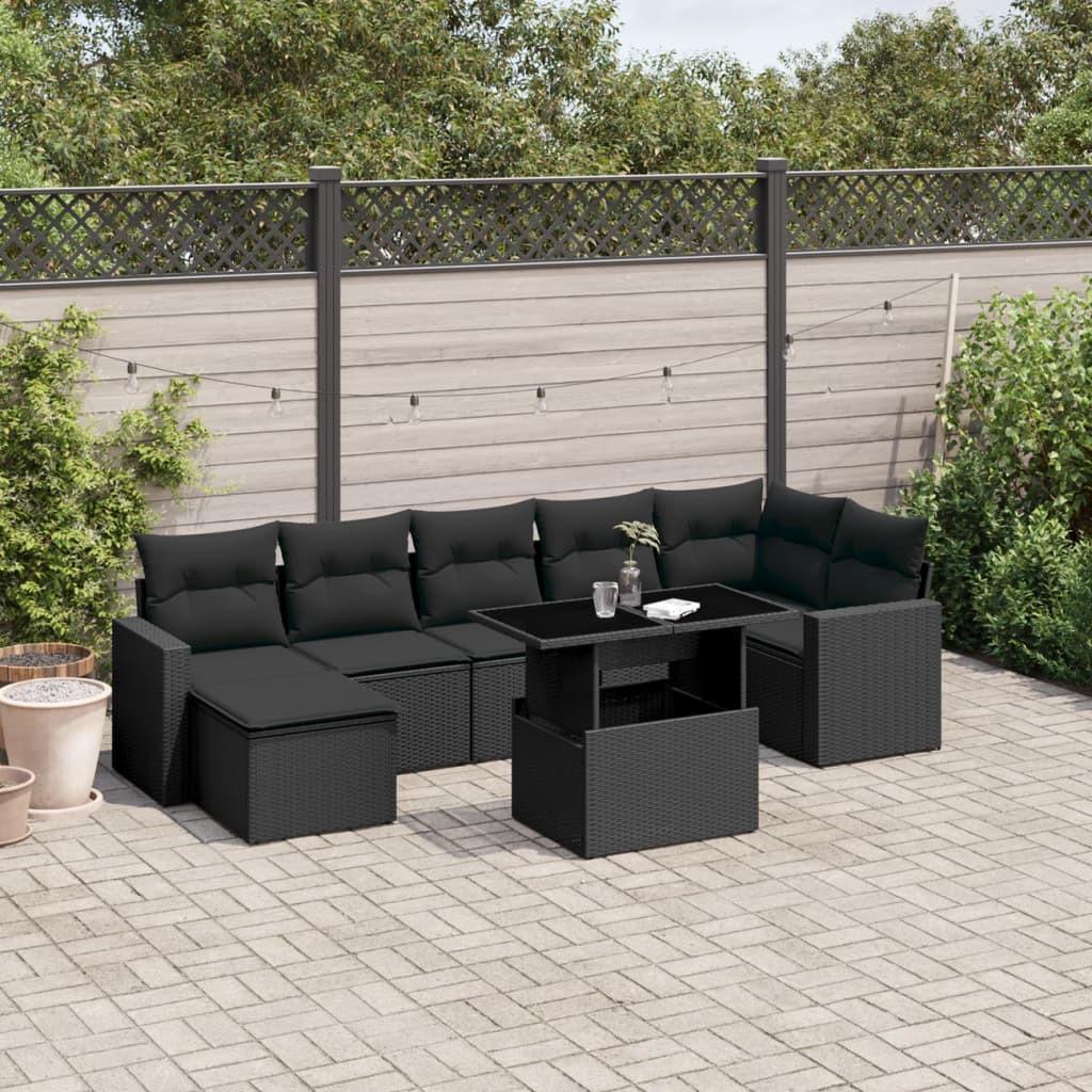 VidaXL Garten sofagarnitur poly-rattan