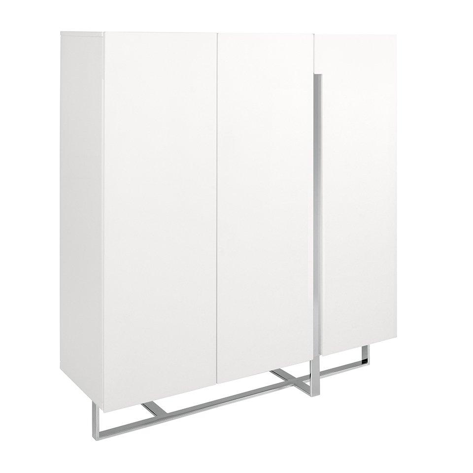 ANGEL CERDA Weißes Sideboard mit Stahlbeinen