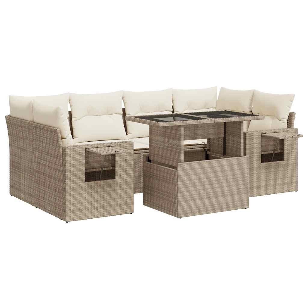 VidaXL Gartensofa set poly-rattan