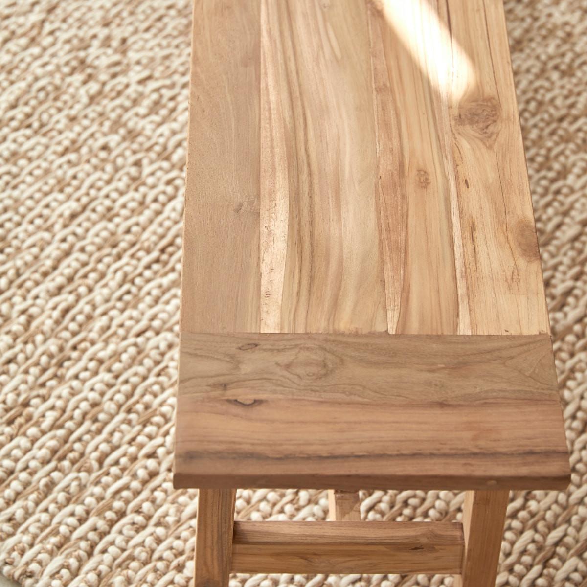 Tikamoon Bank aus massivem Recycling-Teak Filipe