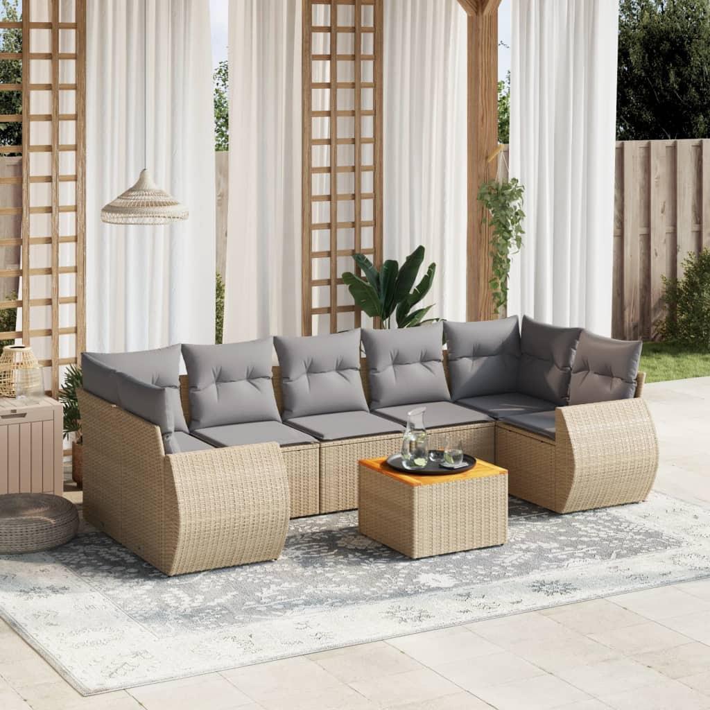VidaXL Garten sofagarnitur poly-rattan