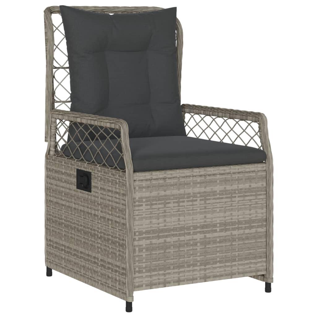 VidaXL Gartensessel verstellbar poly-rattan