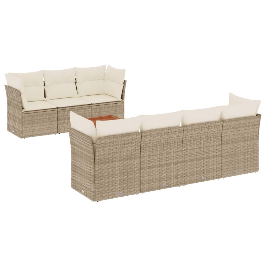 VidaXL Garten sofagarnitur poly-rattan