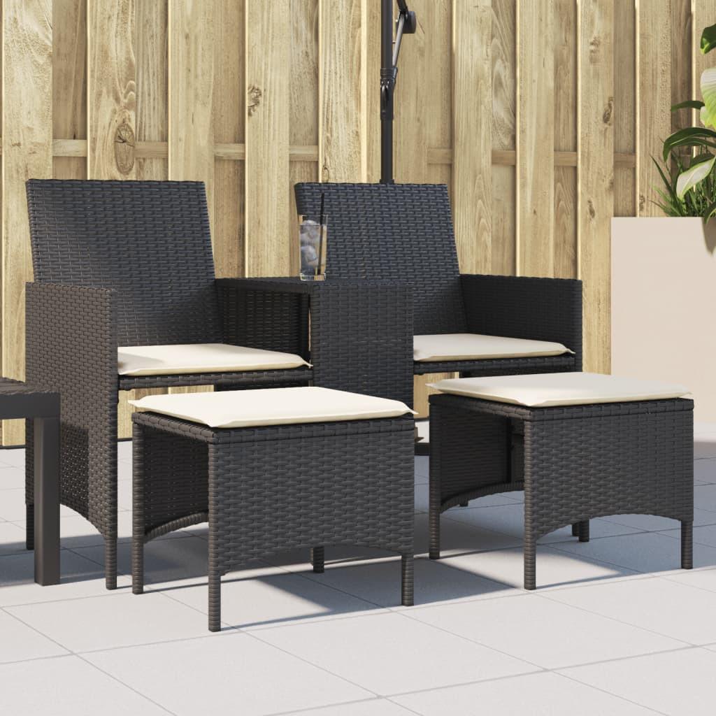 VidaXL Gartensofa poly-rattan