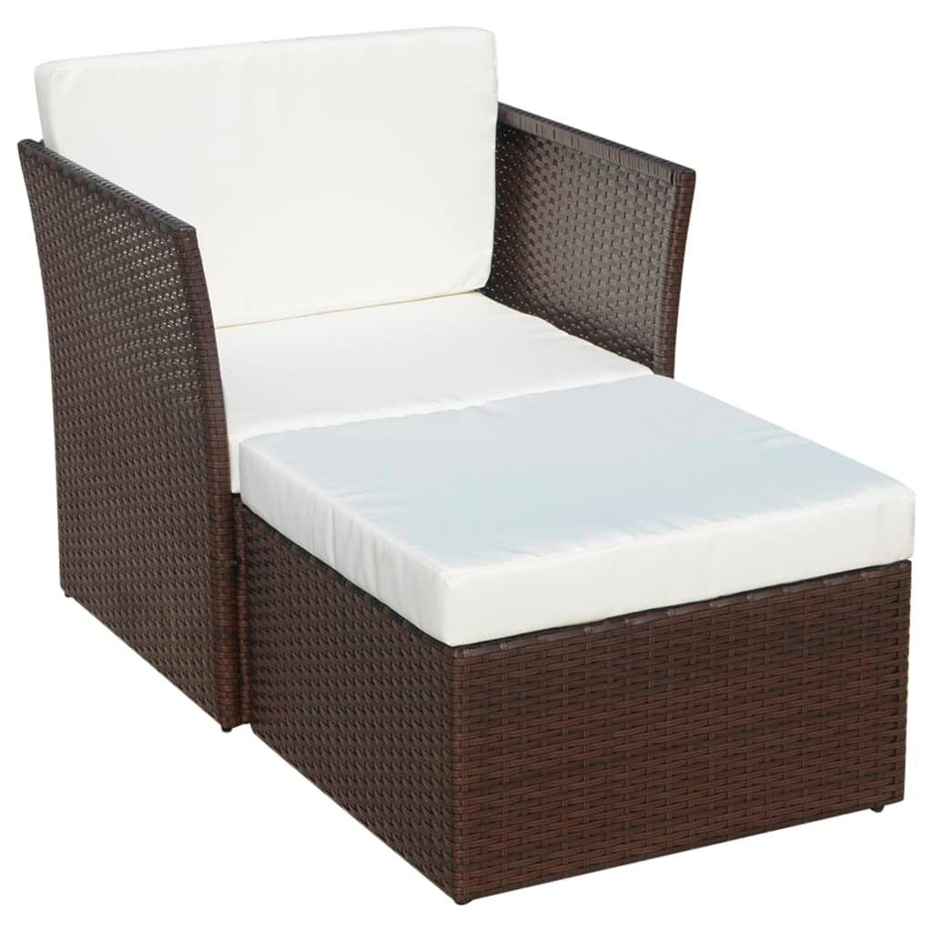 VidaXL Gartenstuhl poly-rattan