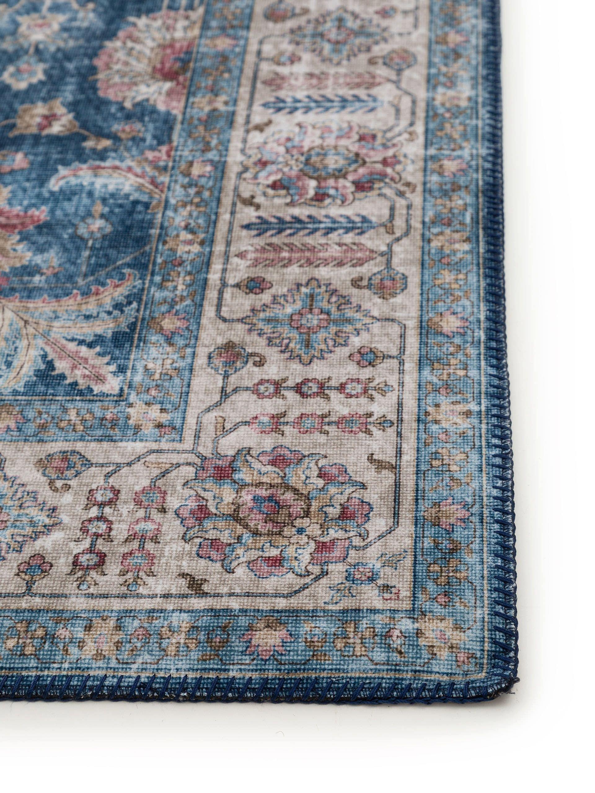 Benuta Teppich Laury Blau