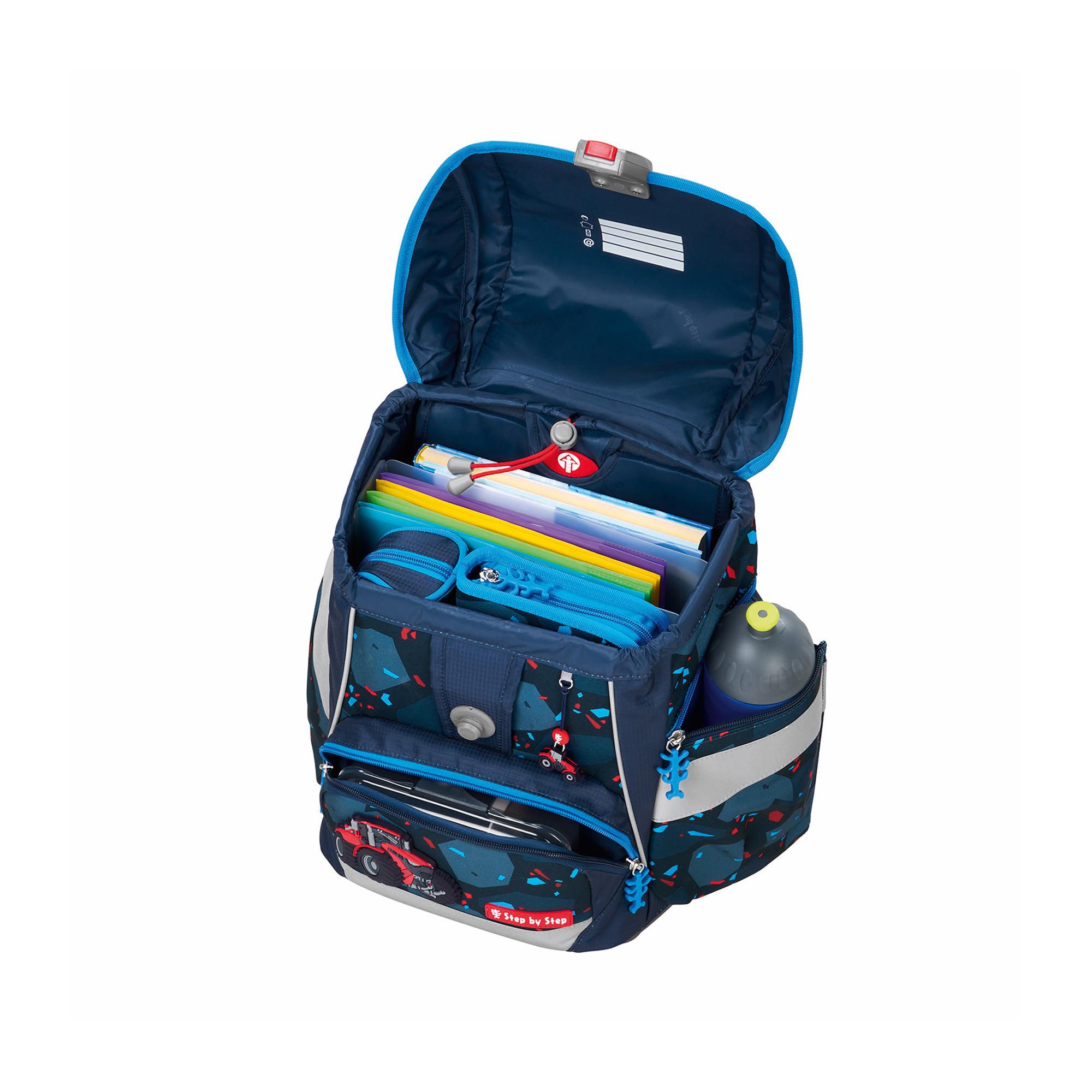 Step by Step Schulrucksack-Set, 6-teilig Tractor Freddy