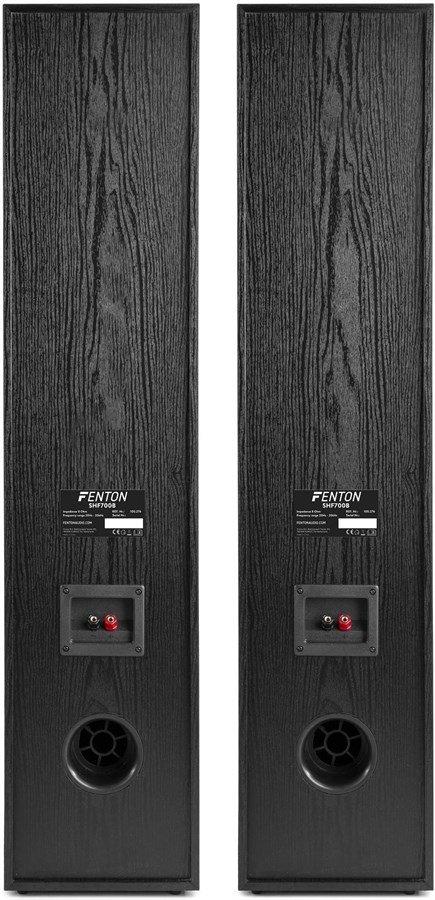 Fenton Standlautsprecher Paar SHF700B Schwarz